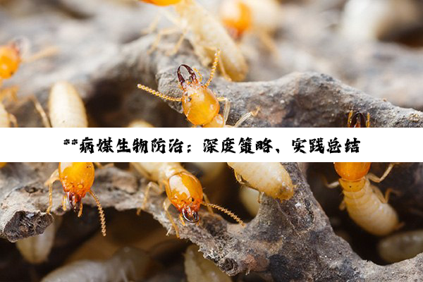 【科普解答】**病媒生物防治：深度策略、实践总结与未来展望**
