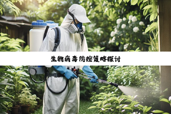 生物病毒防控策略探讨